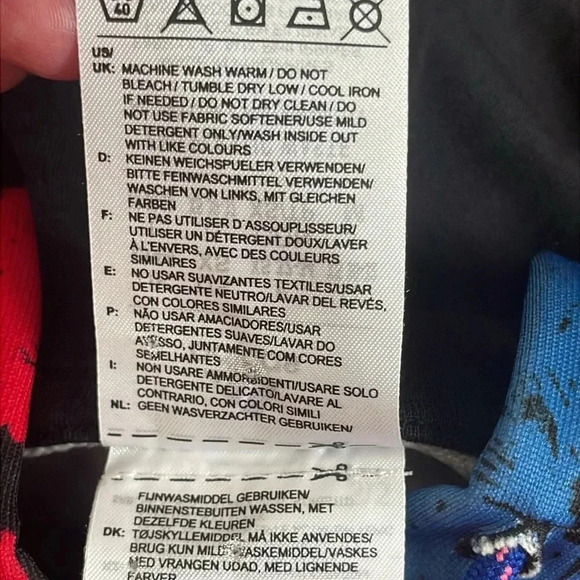 NWT Adidas Women's FARM Rio All Over Print Pullover Hoodie-Multi-Color XS NWT - Picture 4 of 6